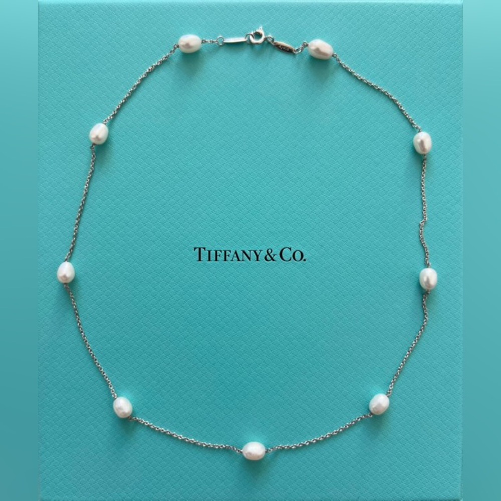 Tiffany Elsa Peretti pearl necklace